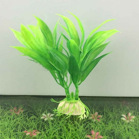 Water Grass Green Plant Ornament For Fish Tank Artificial Plastic Aquarium Decoration Aquatic Plants