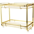 thumbnail image 6 of Gymnture 2 Tier Countertop Toiletry Organizer for Bathroom and Bedroom in Golden Metal, 6 of 10