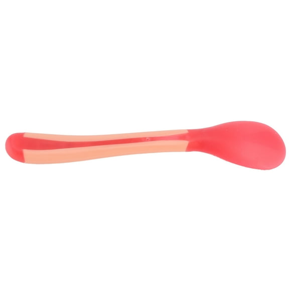 Cuchara de atrenamiento para niños Pequeños, utensilios para niños pequeños que cambian de color se establecen no tóxicos para la vajilla para bebés para el hogar para para