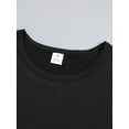 thumbnail image 5 of Letter Printed Causal Round Neck T-shirt, Short Sleeves Sports Running Tops, Women's Activewear, 5 of 9