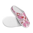 thumbnail image 3 of Yiaed Strawberry Popsicle Print Slippers Fuzzy Warm Cozy Slippers Non Slip House Slippers For Indoor Outdoor Slippers House Slippers-8, 3 of 7