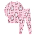 thumbnail image 6 of NIEWTR Toddler Baby Girl Sweatshirt Set 2t 3t 4t 5t 6t 7t 8t Kid Fall Long Sleeve Halloween Clothes Halloween Outfits Fall Winter Outfit 2PC Long Sleeve Pajamas Set, 6 of 9