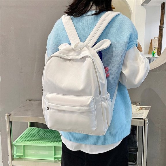 Womens Cute Ear Design Backpack Fashion College School Bookbag for Students Back to School Backpack for Women