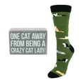 thumbnail image 1 of Primitives by Kathy Crazy Cat Lady Box Sign & Sock Gift Set, 1 of 5