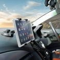 thumbnail image 4 of Soporte para iPad y tableta para coche, soporte con ventosa para parabrisas, tablero, escritorio y pared, Compatible con tabletas de 7 a 10 pulgadas, 4 of 5