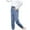 08-Blue, variant on Atogsazn Children's Girls Jeans Kids Casual Elastic Waist Denim Pants Full Lenght Straight Leg Pants for Child 01-Blue 8 Years