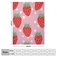 thumbnail image 4 of ARISTURING  Strawberry Blanket Strawberry Gifts for Girls 8-12 Strawberry Gifts Throw Blanket Girls Birthday, 4 of 6