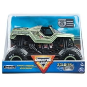 Monster Jam, Official Soldier Fortune Monster Truck, Die-Cast Vehicle, 1:24 Scale