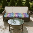 thumbnail image 5 of Xixirimido Couch Covers for Sectional Sofa Stretch Couch Cushion Covers 3Pcs Universal Couch Sofa Cover Washable Furniture Protector for Living Room, Colorful Gradient Leopard, 5 of 8