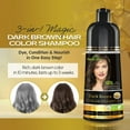 thumbnail image 6 of (4 pack) Herbishh Hair Care Gift Set for Women & Men – Dark Brown Hair Dye Shampoo, Argan Hair Oil, Keratin & Argan Hair Mask, Hair Color Stain Remover Wipes – Holiday or Anniversary Hair Gift Set for Her, 6 of 8