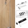 thumbnail image 4 of pitrice Home Zinc Alloy Door Window Latch Replacement Living Room Bedroom Screw Mounted 3-digit Code Bolts Lock Hardware Black, 4 of 9