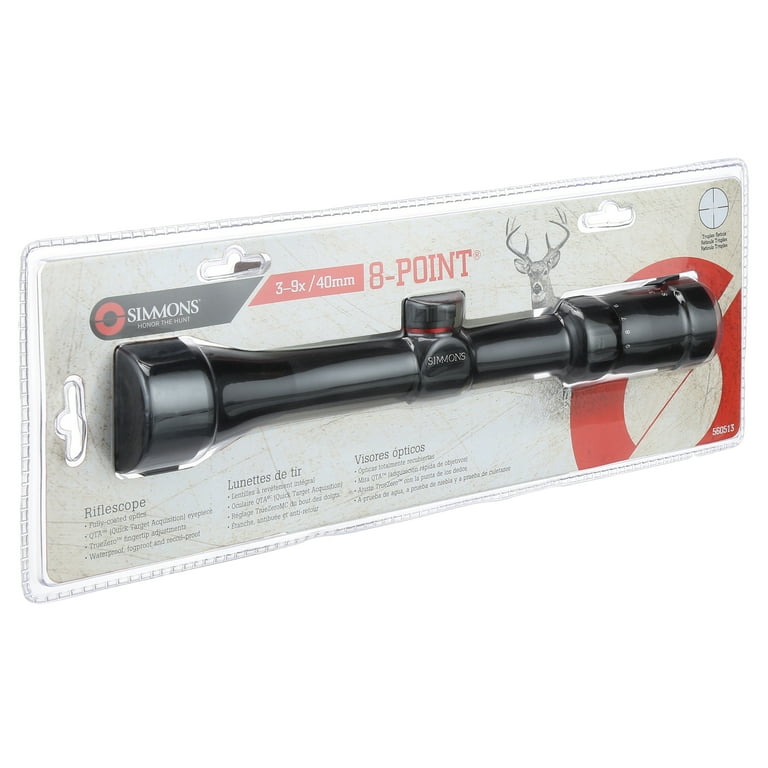 シモンズ　米国実物　ライフルスコープ　SIMMONS 3-9×40 シモンズ 米国実物 ライフルスコープ SIMMONS 3-9×40 SIMMONS 8