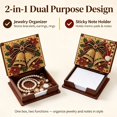 thumbnail image 4 of 2-in-1 Christmas Bells Diamond Painting Box, DIY Gem Art Jewelry Organizer & Sticky Note Holder, Wooden Holiday Desk Decor Gift, 4 of 6