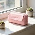 thumbnail image 6 of Solivara Kapibala Style Canvas Pencil Case Large Capacity Brown For Office And Home (D,8.66 × 4.72 × 3.54in), 6 of 7