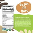 BHU FOODS Vegan Protein Bars. Chocolate Chip Cookie Dough, Organic Keto