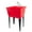 Red, variant on Tehila Utility Sink with Stainless Finish Pull-Out Faucet 19 Gallon - Red
