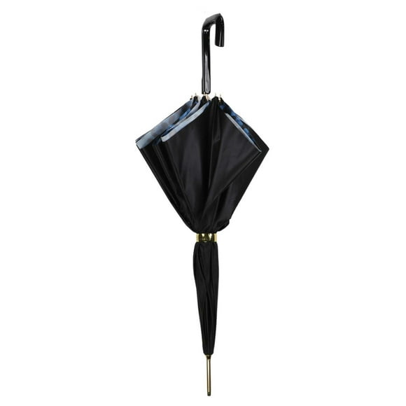 Pasotti Spotted Print Umbrella With Angled Handle Stick PAS-5A488/93-G17