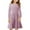 Girls Dresses Purple, variant on Dresses for Teens Long Sleeve Size 4-14 Toddlers Girls Casual Solid Color Crewneck Pleated A-Line Going Out Hiking Fall Midi Dress