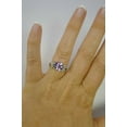 thumbnail image 5 of HeartsAndYou 2ct Natural Amethyst Engagement Ring 100% 14k SOLID Yellow Gold Knot Split Band, 5 of 9