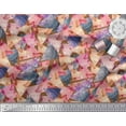 thumbnail image 3 of Soimoi polyester Crepe Fabric Triangle & Texture Printed Fabric 1 Yard 52 Inch Wide, 3 of 3
