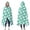 LightGreen Cartoon Dinosaurs-2, variant on Wearable Blanket,LightGreen Cartoon Dinosaurs Pattern Hooded Wearable Flannel Blanket for Adults & Teens,Winter Poncho Shawl Wrap Cape Cozy Anti-Pill,50"x60"
