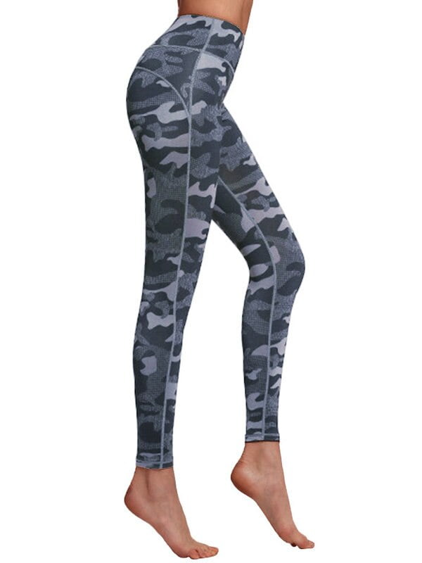 camouflage sports leggings