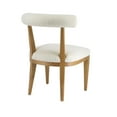 thumbnail image 3 of Palla Cream Boucle Dining Chair, 3 of 6