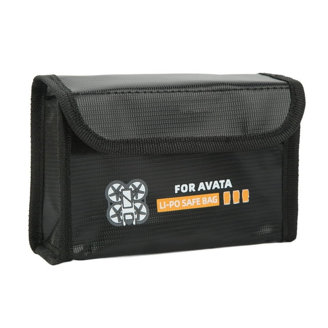 Batteries Protector Storage Bag, Reliable Flame Retardant Fiber Safe Battery Fireproof Explosion Proof Bag For Outdoor 1 Battery,2 Battery,3 Battery