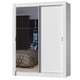 thumbnail image 1 of Ropero Closet Madesa Denver 2 Puertas Corredizas con Espejo Blanco, 1 of 7