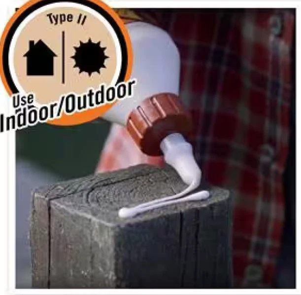 8 Oz. Wood Glue/Epoxy, Perfect For Hard Woods, Versatile, Sandable, Easy Clean