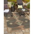 thumbnail image 2 of Rugs.com Baja Outdoor Collection Rug – 6' x 9' Multi Medium Rug Perfect For Bedrooms, Dining Rooms, Living Rooms, 2 of 3