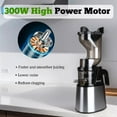 thumbnail image 4 of Toytexx 300 Watts Cold Press Slow Juicer, 5.1-Inch Feeding Chute, Stainless Steel, Quiet Operation, 4 of 7