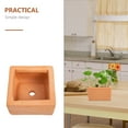 thumbnail image 3 of 3 UNIDS Plantas de interior decorativas Pot Green Plant Flowerpot Macetas de cerámica roja, 3 of 7