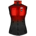 thumbnail image 4 of Women's ActionHeat Black Kansas City Chiefs 5V Softshell Battery Heated Full-Zip Vest, 4 of 7
