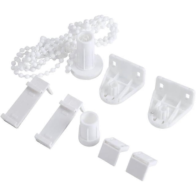 Chaîne de Store Enrouleur avec Perles Réglables pour Pare-Soleil 17mm, Kit de Réparation de Poulie Latérale de Support de Roue d'Embrayage