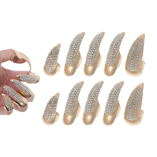 Pack De 10 Uñas De Demonio: Accesorio Ideal Para Disfraces De Halloween Y Cosplay