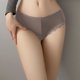 thumbnail image 3 of Gibobby Pantaleta Corte Frances de Algodón Ropa interior de mujer Bikini de algodón Bragas Encaje Hipster Panty Estiramiento Calzoncillos completos(Gris,CH), 3 of 5