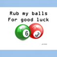 thumbnail image 3 of CafePress - Rub My Balls For Luck Light T Shirt - Men's Classic Graphic T-Shirt, 3 of 4