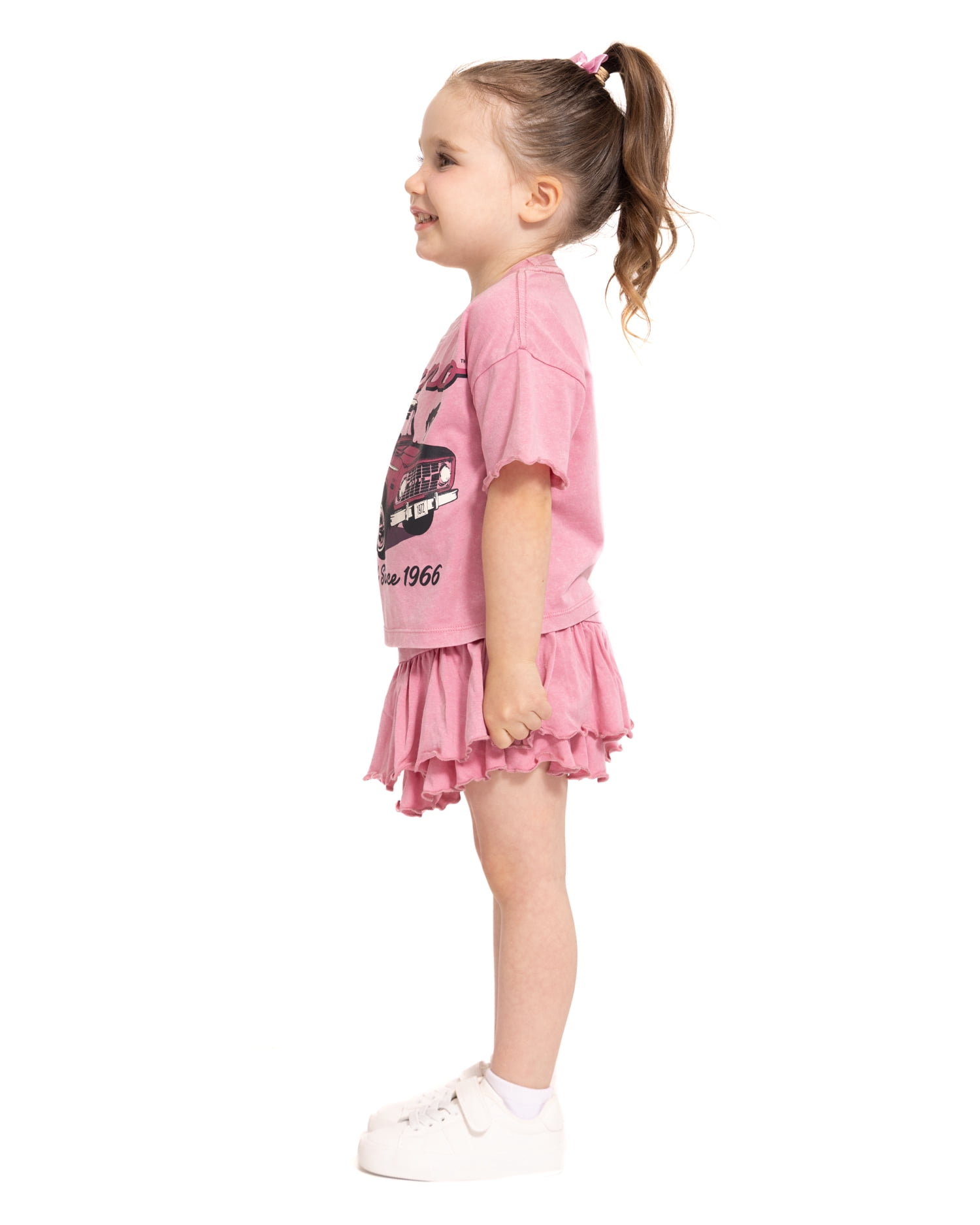 Ford Bronco Toddler Girls Graphic Tee and Skort Set, 2 Piece, Sizes 12M-5T