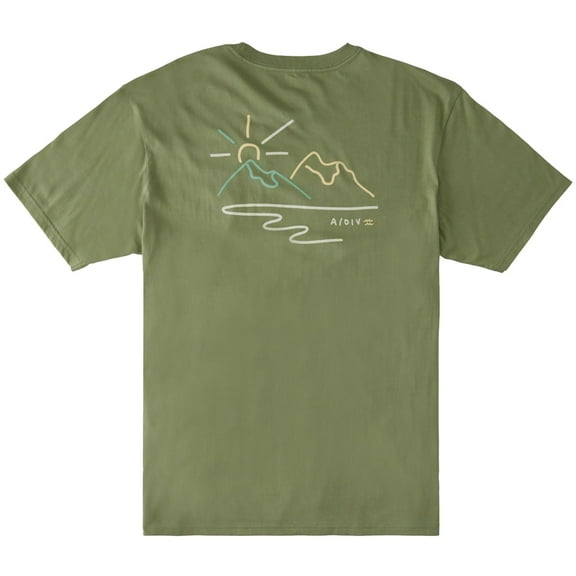 Panorama Short Sleeve T-Shirt [Washed Olive]