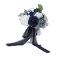 thumbnail image 5 of Wedding Bouquet Vivid Color Holding Flowers Romantic Handmade Elegant Holding Flowers For Parties Offices Shops Gardens, 5 of 21