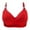 Red, variant on Viikei Womens Plus Size Bra,Viikei Woman's Printing Gathered Together Large Size Daily Bra Underwear No Rims