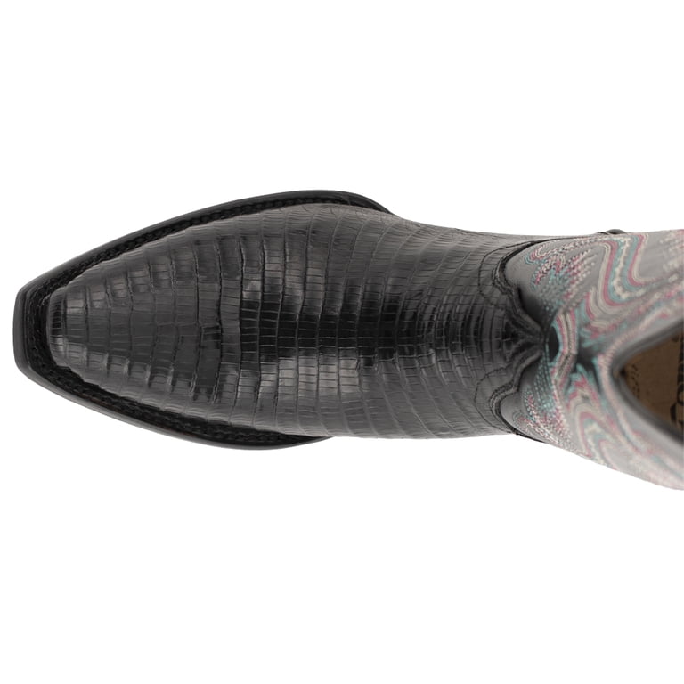Pointy toe Teja Lizard Boots Teja Lizard Women Pointed Toe Leather Western Boot - Walmart.com main image 2