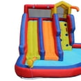 thumbnail image 2 of BANZAI Giant Inflatable Twin Falls Water Park with Pool, Slides & Climbing Wall, 2 of 7
