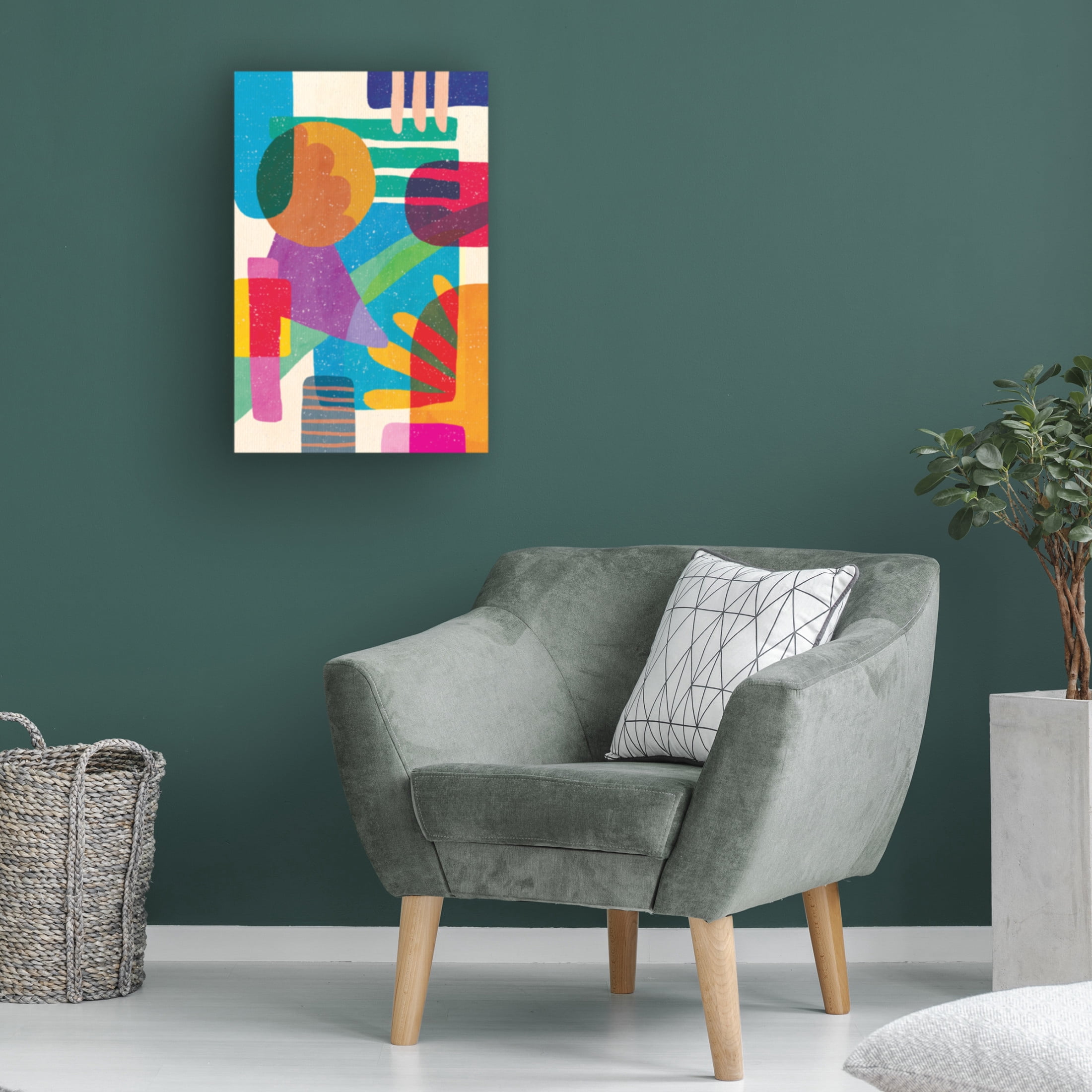 Trademark Fine Art Aylin Demir Shapes and Dreams Canvas Wall Art