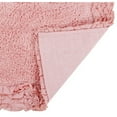thumbnail image 6 of Better Trends 24" x 40" Premium Bathroom Rug 100% Cotton, Ultra Soft Bath Mat, Water Absorbent, Non-Slip Ruffle Border (Pink) Shaggy Border Collection, 6 of 6