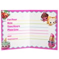 thumbnail image 2 of Shopkins Invitations, 8ct, 2 of 3