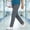 Dark Gray women straight leg pants with pockets a1, variant on Women Straight Leg Elastic Waist Trousers with Pockets Casual Office Activewear Long Pants Trousers Comfortable Stretch Work Pants, Black 2XL