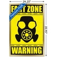 thumbnail image 3 of Warning - Fart Zone Wall Poster, 22.375" x 34", Framed, 3 of 3