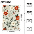 thumbnail image 2 of FORMRS 1-Subject Spiral Notebook 8" x 5" College Ruled 60 Refillable Sheet A5 Hard Cover, Red and White Floral Pattern, 2 of 7